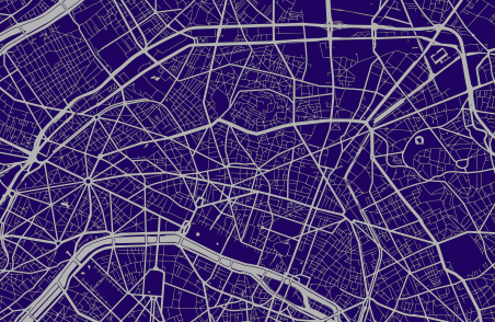 map de Paris domiciliation